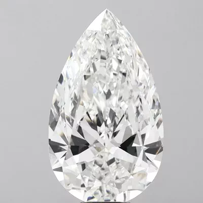 10.51ct E VS1 Rare Carat Ideal Cut Pear Lab Grown Diamond