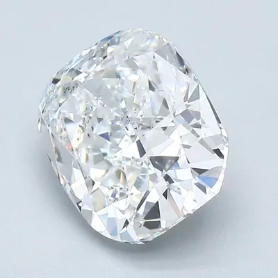 2.76ct D SI2 Rare Carat Ideal Cut Cushion Diamond