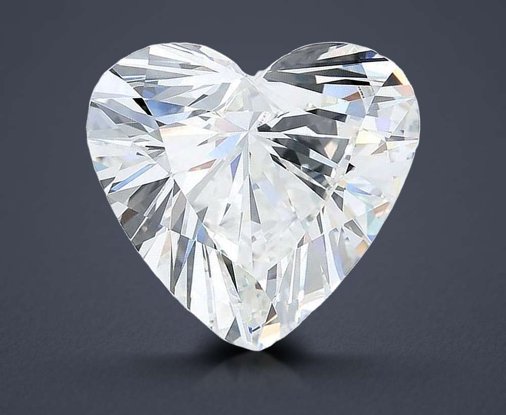 9.03ct E VVS2 Rare Carat Ideal Cut Heart Lab Grown Diamond