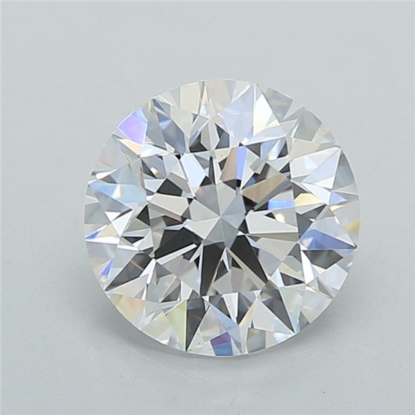 2.01ct D VS1 Excellent Cut Round Lab Grown Diamond
