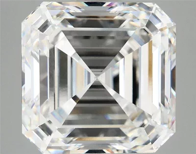 8.16ct E VVS2 Rare Carat Ideal Cut Asscher Lab Grown Diamond