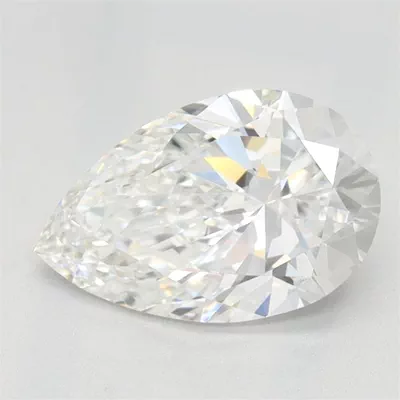 1.15ct F IF Rare Carat Ideal Cut Pear Lab Grown Diamond