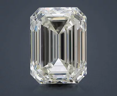 4.00ct J VS2 Rare Carat Ideal Cut Emerald Diamond