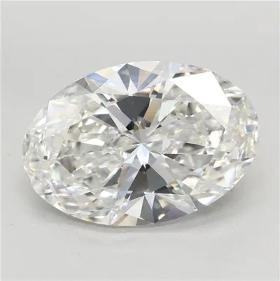 7.01ct F VS1 Rare Carat Ideal Cut Oval Lab Grown Diamond