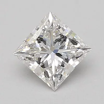 0.95ct E VS1 Rare Carat Ideal Cut Princess Lab Grown Diamond