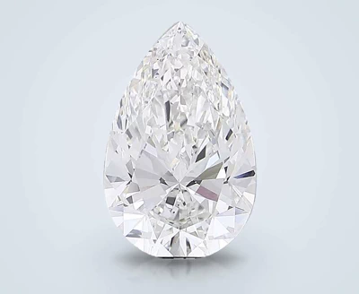 20.06ct F VS1 Rare Carat Ideal Cut Pear Lab Grown Diamond