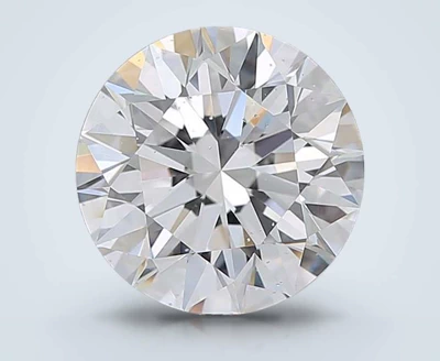 2.27ct D SI1 Rare Carat Ideal Cut Round Diamond
