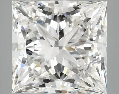 7.98ct F VVS2 Rare Carat Ideal Cut Princess Lab Grown Diamond