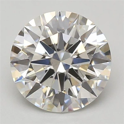 3.03ct E VS2 Rare Carat Ideal Cut Round Lab Grown Diamond