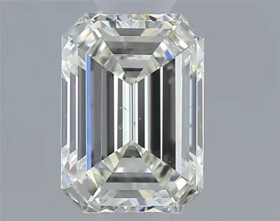 0.50ct J VS2 Rare Carat Ideal Cut Emerald Diamond