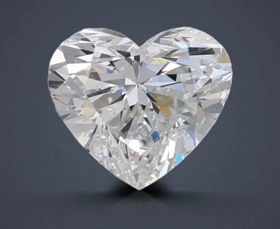 1.06ct D VVS1 Rare Carat Ideal Cut Heart Lab Grown Diamond
