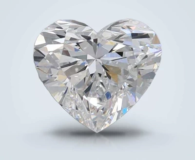 1.06ct D VVS1 Rare Carat Ideal Cut Heart Lab Grown Diamond