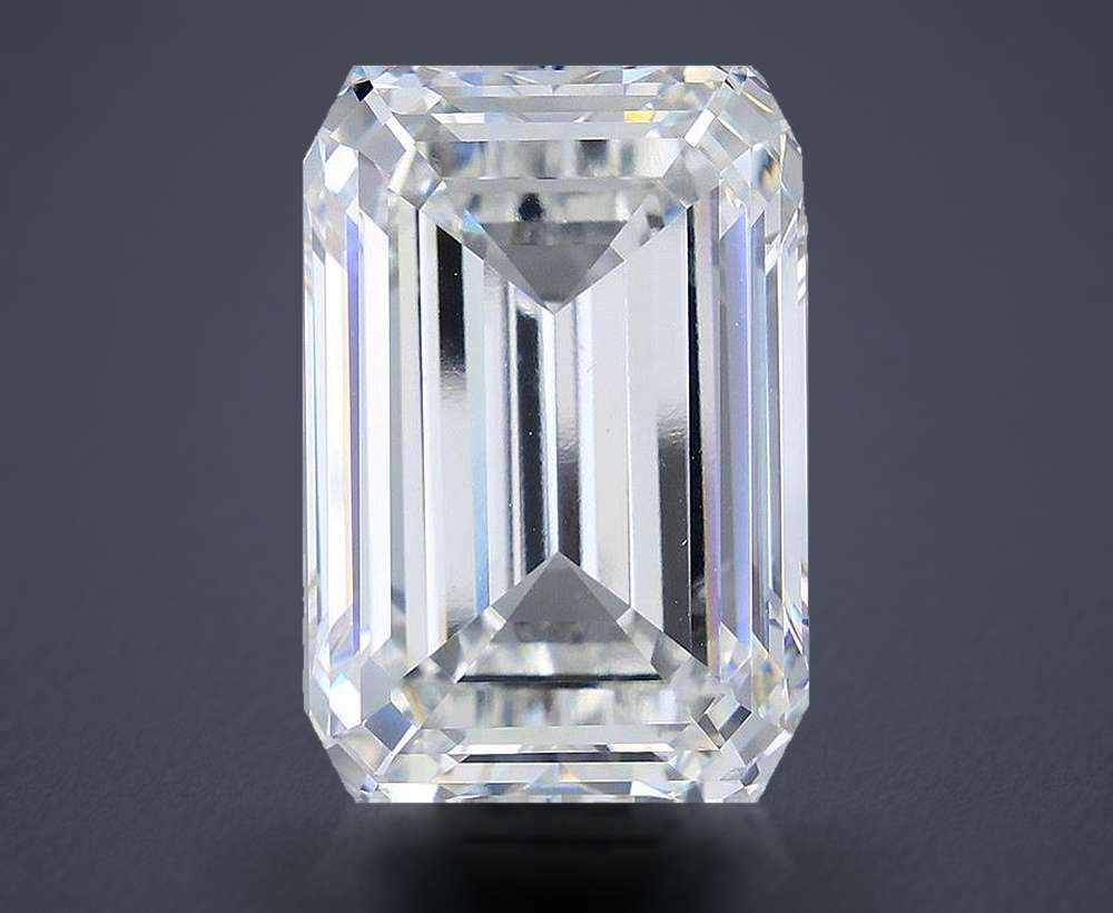 20.01ct F VS1 Rare Carat Ideal Cut Emerald Lab Grown Diamond
