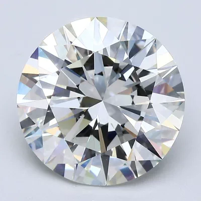 5.10ct J VS2 Rare Carat Ideal Cut Round Diamond
