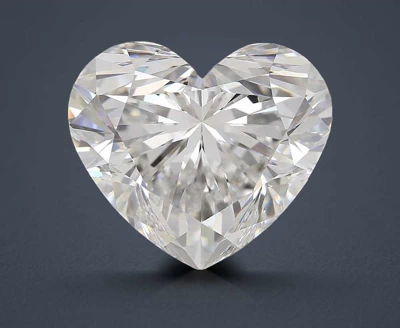 12.11ct D VVS2 Rare Carat Ideal Cut Heart Lab Grown Diamond