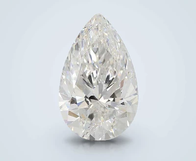 4.22ct E VS2 Rare Carat Ideal Cut Pear Lab Grown Diamond