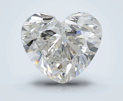 28.16ct G VS2 Rare Carat Ideal Cut Heart Lab Grown Diamond