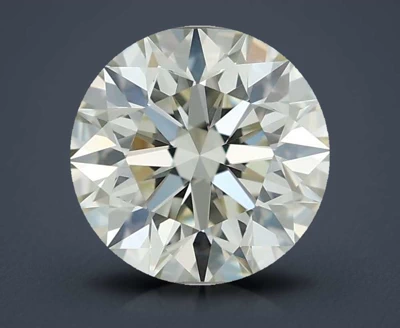 0.65ct K VVS2 Rare Carat Ideal Cut Round Diamond