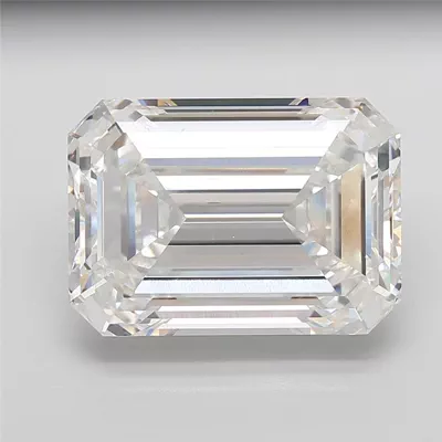 22.09ct F VVS2 Excellent Cut Emerald Lab Grown Diamond