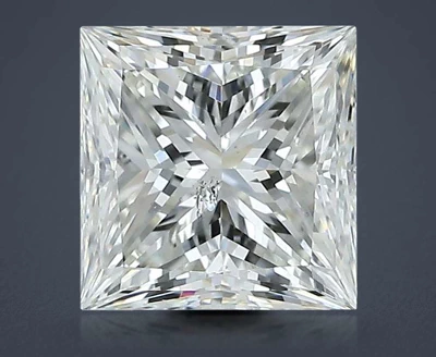1.50ct K SI2 Rare Carat Ideal Cut Princess Diamond