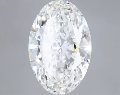 10.06ct F VVS2 Rare Carat Ideal Cut Oval Lab Grown Diamond