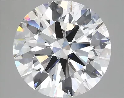 3.70ct F SI1 Rare Carat Ideal Cut Round Lab Grown Diamond