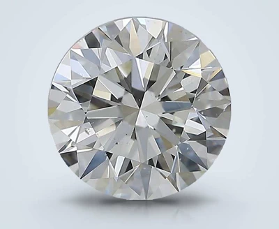 2.60ct J SI1 Rare Carat Ideal Cut Round Diamond