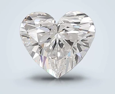 2.58ct E VS1 Rare Carat Ideal Cut Heart Lab Grown Diamond