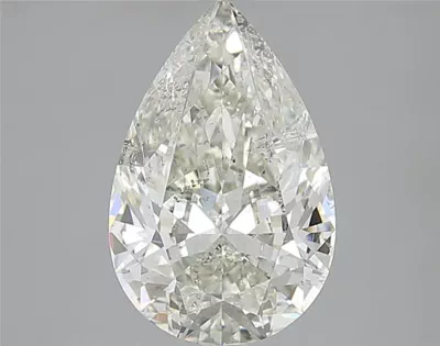 3.01ct I SI2 Rare Carat Ideal Cut Pear Diamond