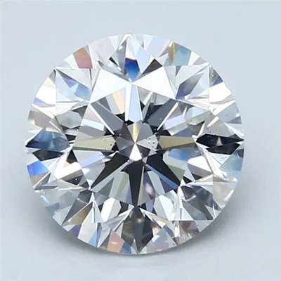 3.01ct D SI1 Excellent Cut Round Diamond