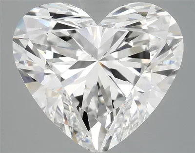 5.09ct E VVS2 Rare Carat Ideal Cut Heart Lab Grown Diamond