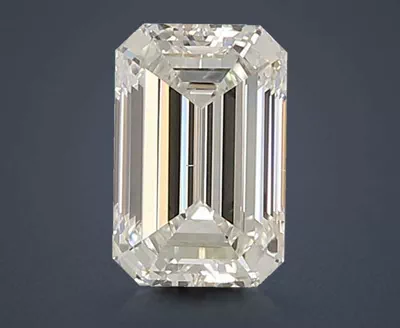 1.42ct F VS1 Rare Carat Ideal Cut Emerald Lab Grown Diamond