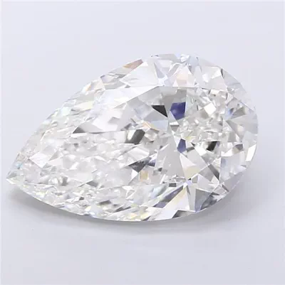 15.07ct F VVS2 Rare Carat Ideal Cut Pear Lab Grown Diamond