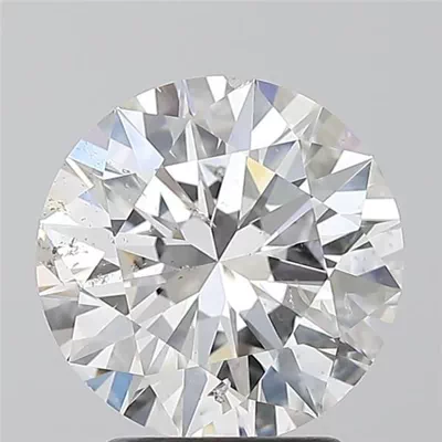 2.51ct G SI2 Rare Carat Ideal Cut Round Diamond