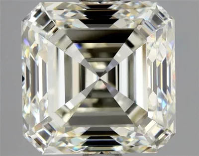 3.01ct K VVS2 Rare Carat Ideal Cut Asscher Diamond