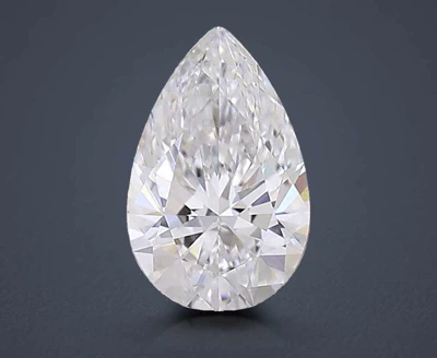 1.12ct D VVS2 Rare Carat Ideal Cut Pear Lab Grown Diamond