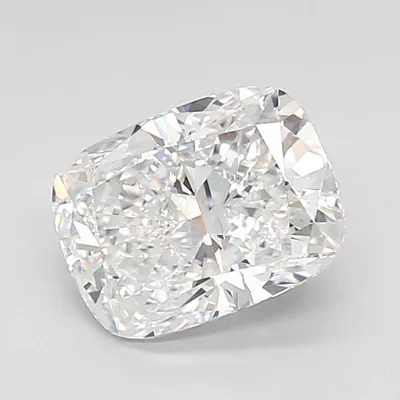 3.01ct E VVS2 Rare Carat Ideal Cut Cushion Lab Grown Diamond
