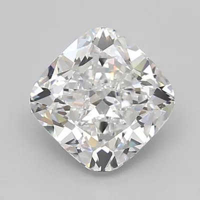 2.51ct D VVS1 Rare Carat Ideal Cut Cushion Lab Grown Diamond