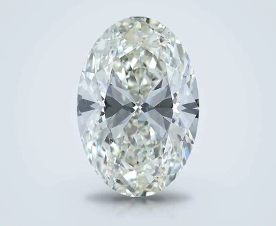 5.01ct J VS2 Rare Carat Ideal Cut Oval Diamond