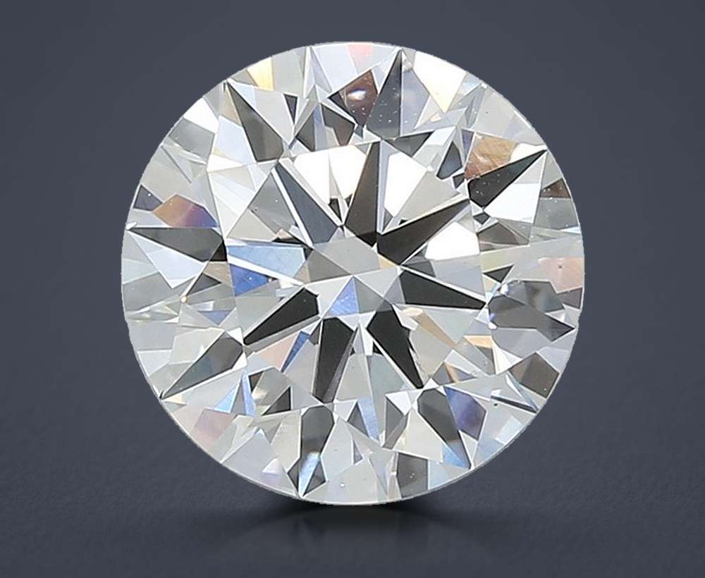 3.02ct F VS1 Rare Carat Ideal Cut Round Lab Grown Diamond