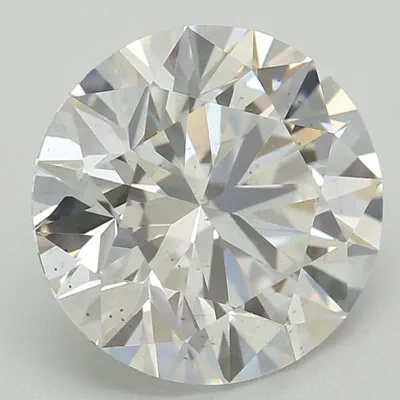 2.08ct F SI1 Rare Carat Ideal Cut Round Lab Grown Diamond