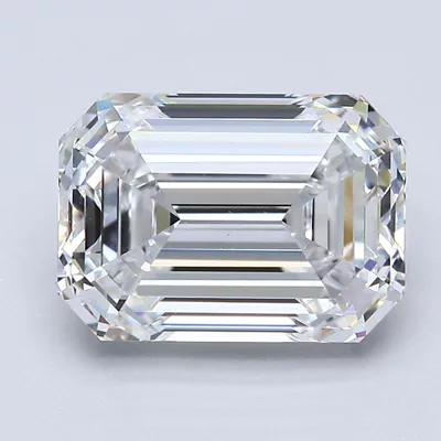 3.50ct D VS1 Rare Carat Ideal Cut Emerald Diamond