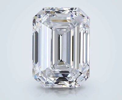 3.50ct D VS1 Rare Carat Ideal Cut Emerald Diamond