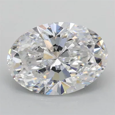 2.05ct D VS1 Rare Carat Ideal Cut Oval Lab Grown Diamond