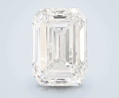2.50ct H VS2 Rare Carat Ideal Cut Emerald Diamond
