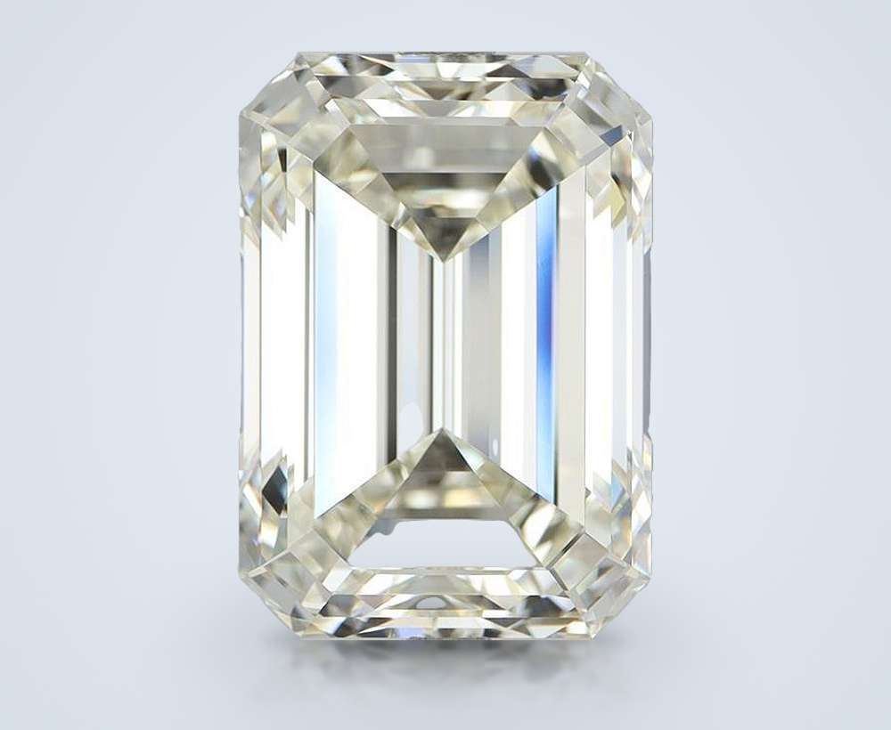 9.07ct J VVS1 Rare Carat Ideal Cut Emerald Diamond