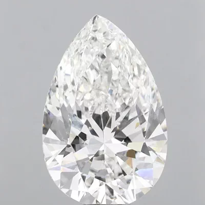 10.05ct F VS1 Rare Carat Ideal Cut Pear Lab Grown Diamond