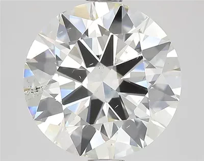 4.01ct I SI1 Rare Carat Ideal Cut Round Diamond