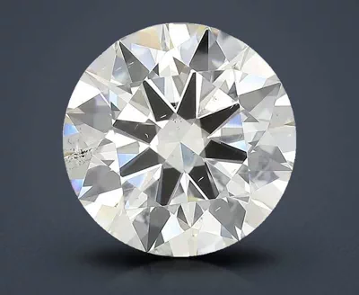 4.01ct I SI1 Rare Carat Ideal Cut Round Diamond