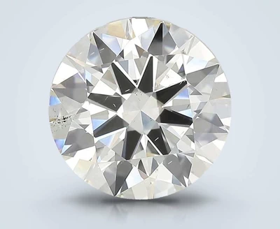 4.01ct I SI1 Rare Carat Ideal Cut Round Diamond